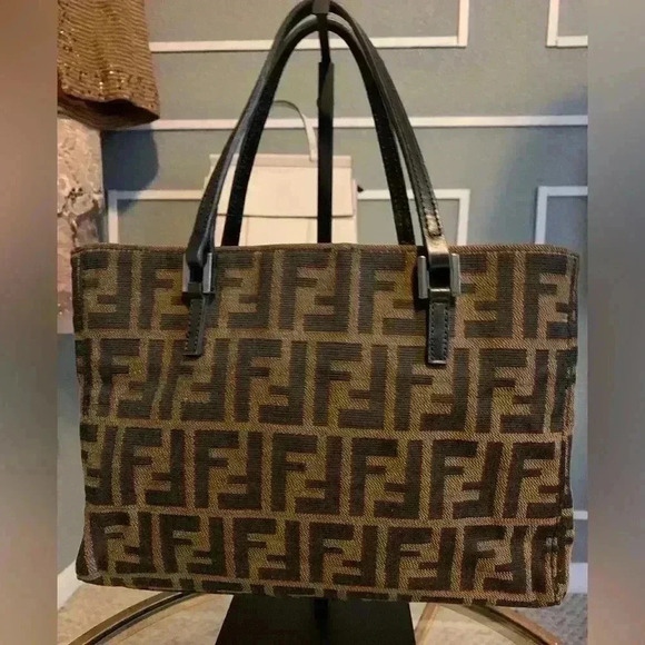 Fendi Zucca Cambas Tote Bag - Picture 1 of 16